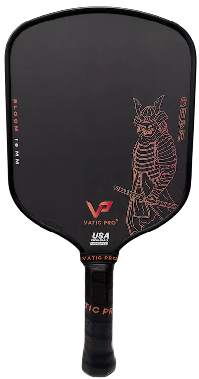 Vatic Pro Saga Bloom 14mm Review | Matt's Pickleball Vatic Pro Saga Bloom 14mm Review | Matt's Pickleball