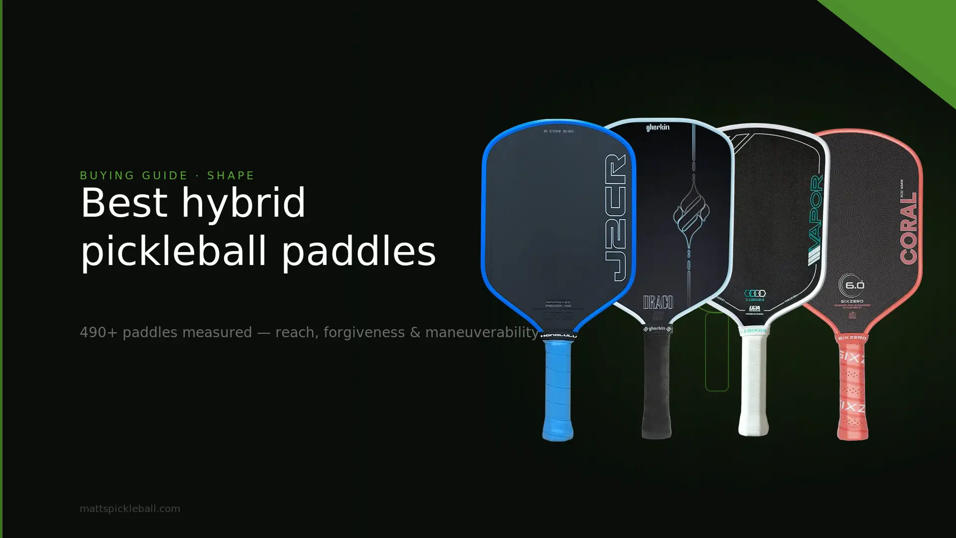 The New Chorus Shapeshifter Pickleball Paddles: EX, HX, and SX