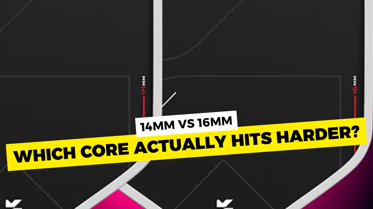14mm vs 16mm Pickleball Paddles: Performance Data & Analysis | Matt's Pickleball Blog