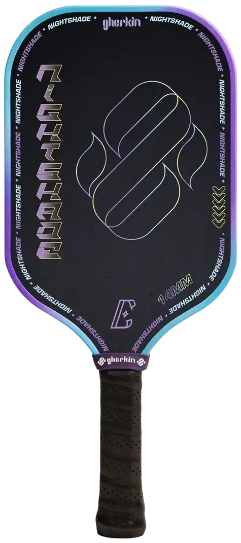 Gherkin Pickleball Nightshade Elongated 14mm Review | Matt's Pickleball